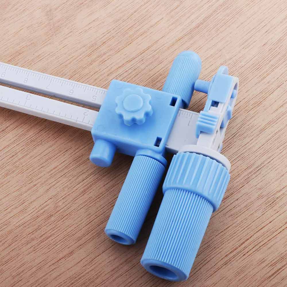 Compasso Cortador Circular Ajustável Com Extensor Para Corte Preciso Em Papel E Tecido 4 Compasso Cortador Circular Ajustável Com Extensor Para Corte Preciso Em Papel E Tecido - Imagem 3