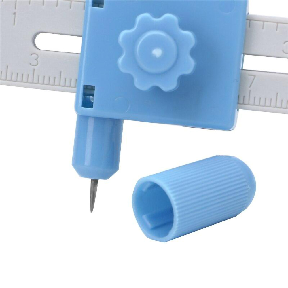 Compasso Cortador Circular Ajustável Com Extensor Para Corte Preciso Em Papel E Tecido 6 Compasso Cortador Circular Ajustável Com Extensor Para Corte Preciso Em Papel E Tecido - Imagem 5