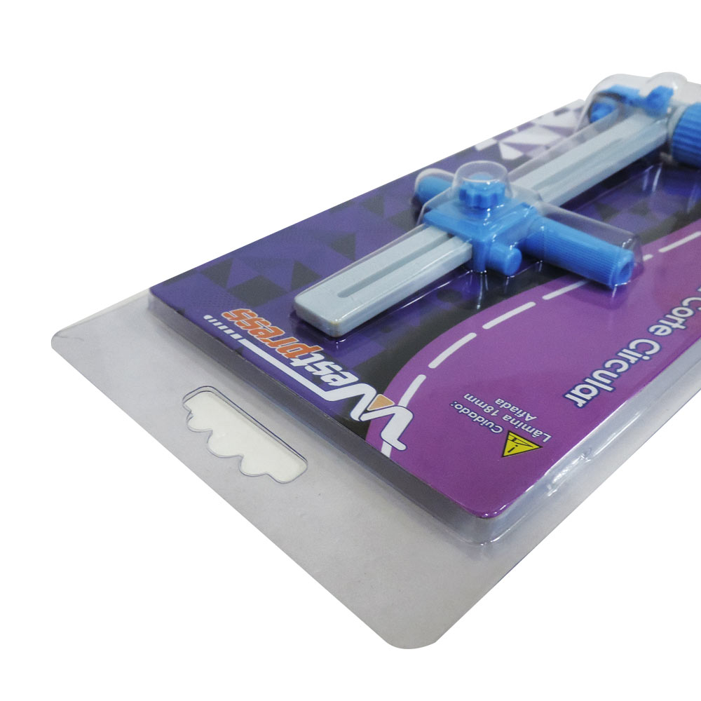 Compasso Cortador Circular Ajustável Com Extensor Para Corte Preciso Em Papel E Tecido 8 Compasso Cortador Circular Ajustável Com Extensor Para Corte Preciso Em Papel E Tecido - Imagem 7