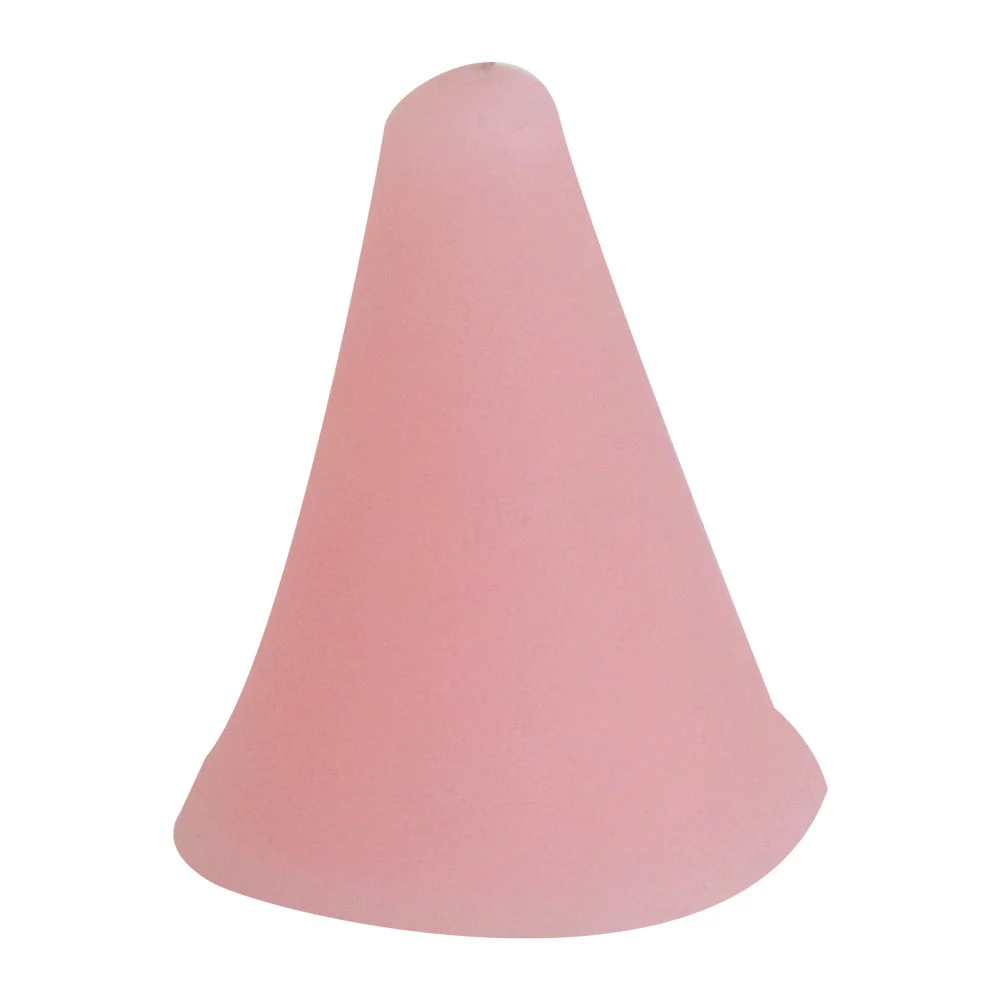 Ponteiro Protetor Silicone Agulhas Tricô Crochê Rosa Tamanho (G)