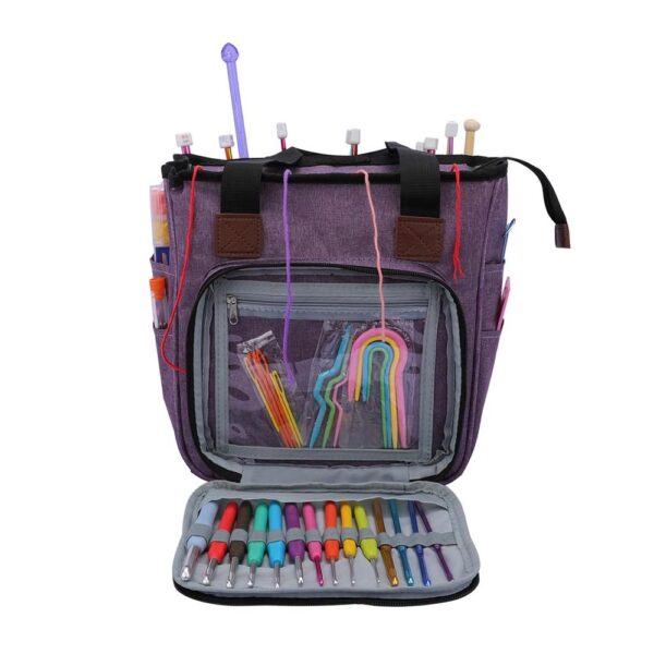 Alternative view of Bolsa Organizadora de Fios E Acessorios para Croche Trico