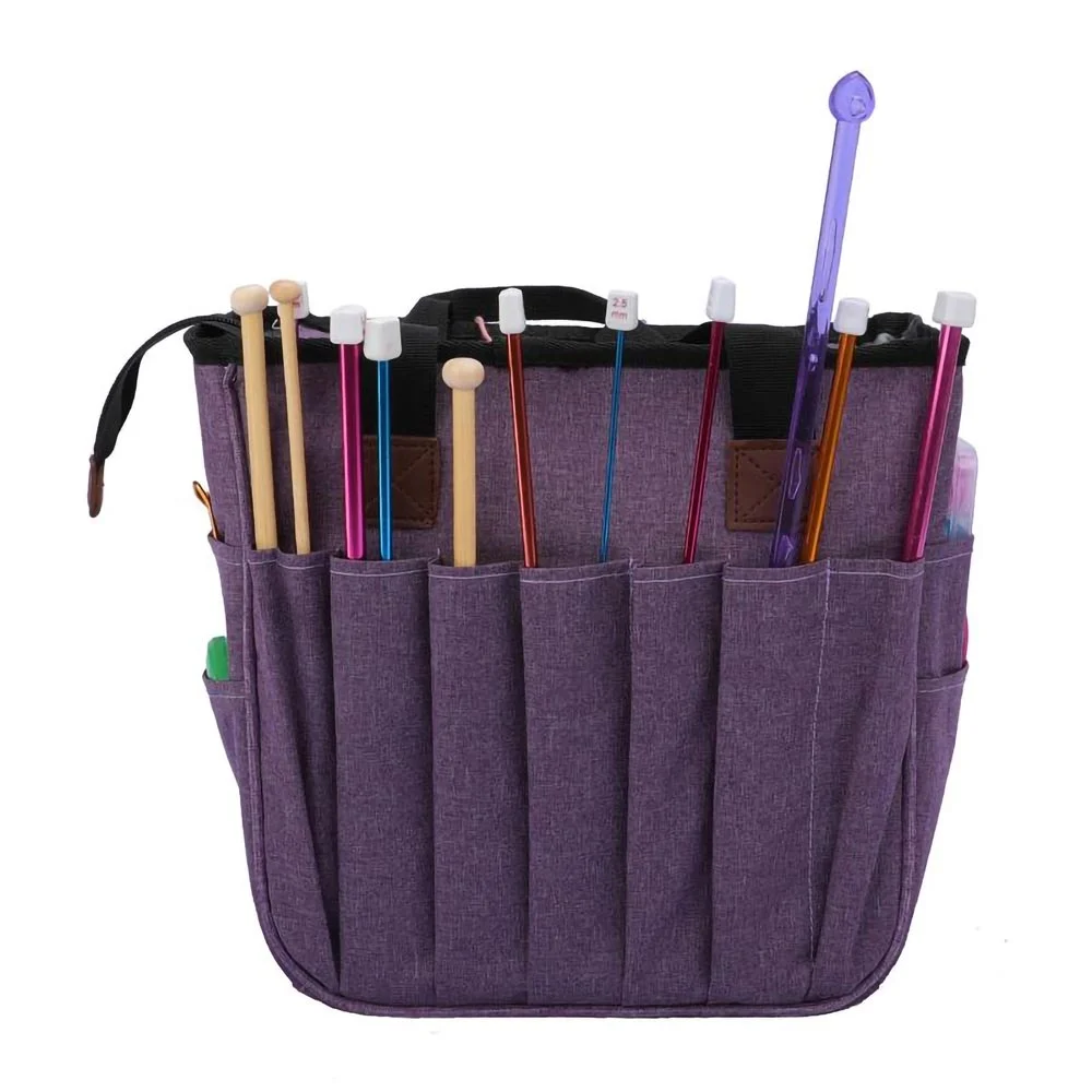 Bolsa Organizadora de Fios e Acessorios para Croche Trico 8 Bolsa Organizadora de Fios e Acessorios para Croche Trico - Imagem 8