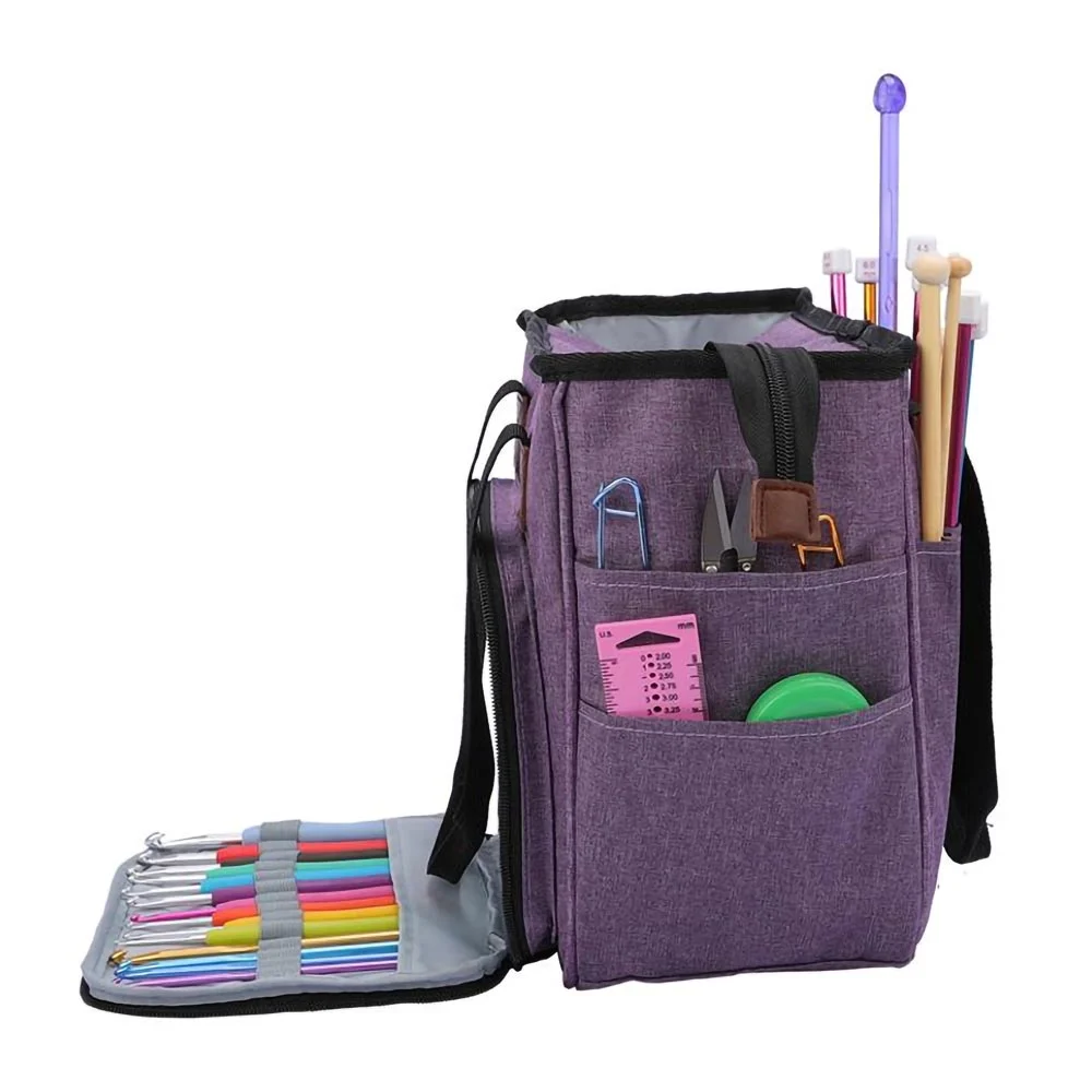 Bolsa Organizadora de Fios e Acessorios para Croche Trico 10 Bolsa Organizadora de Fios e Acessorios para Croche Trico - Imagem 10