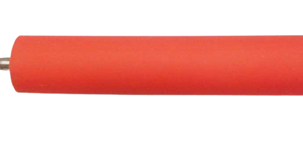 Rolo Tracionador Esteira Silicone Vermelho