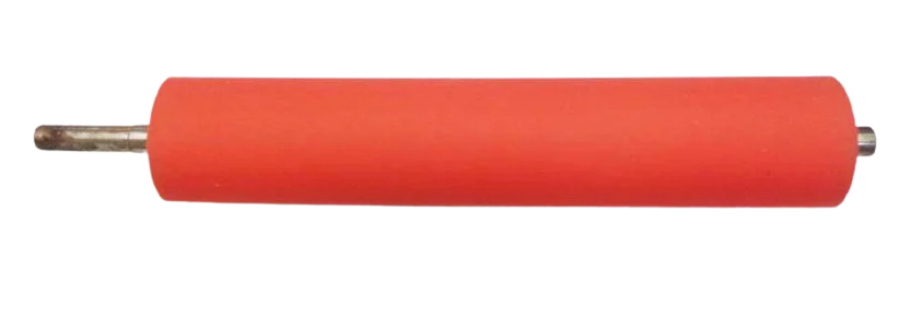 Rolo Tracionador Esteira Silicone Vermelho