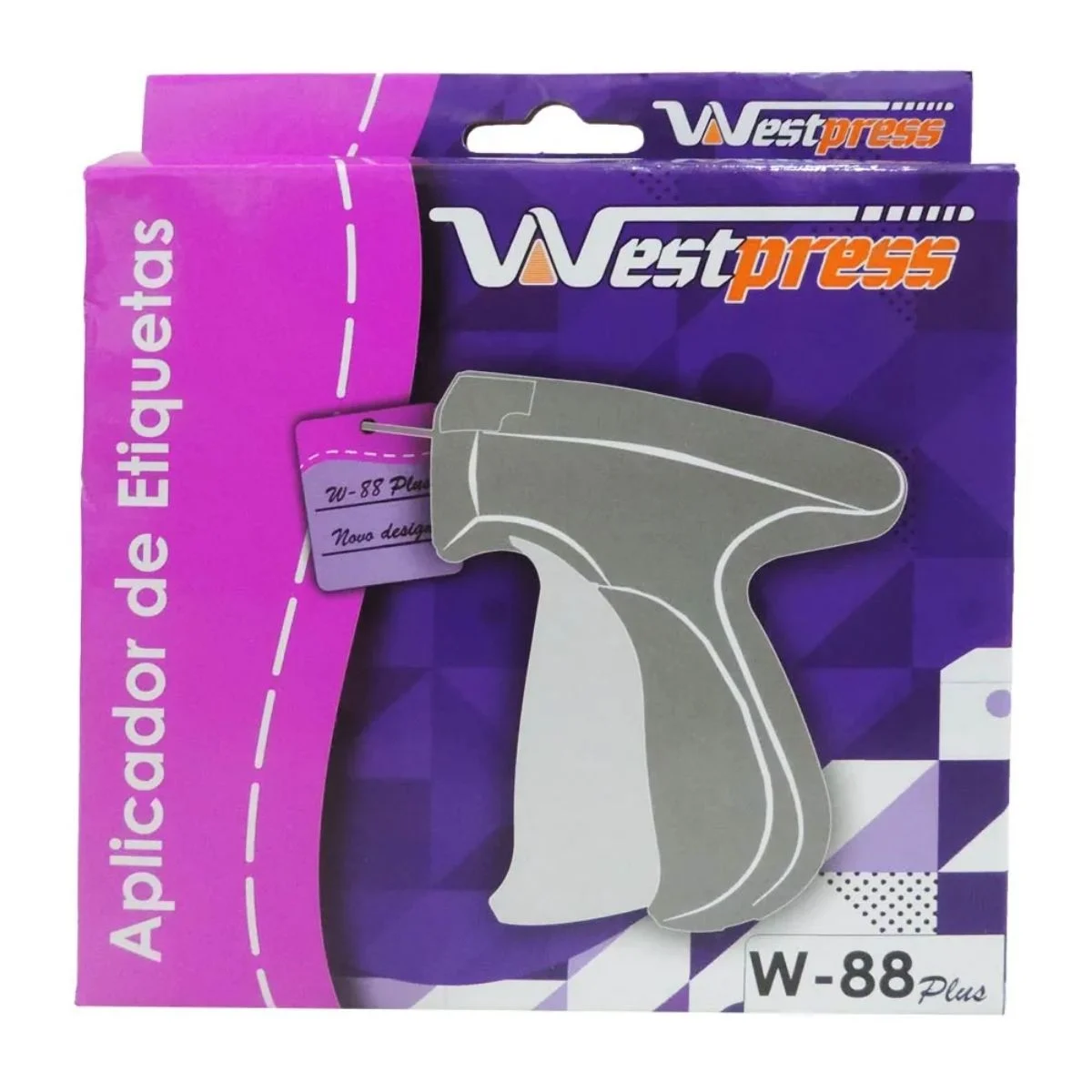 Aplicador de Tag Pin Para Tecidos Médios E Pesados W-88 Plus 4 Aplicador de Tag Pin Para Tecidos Médios E Pesados W-88 Plus - Imagem 4