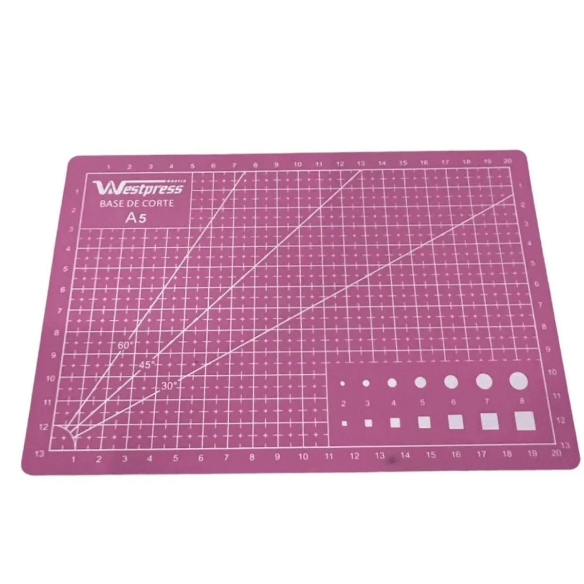 Kit Base de Corte 22X15 A5 Com Régua Estilete de Precisão E Pinça Westpress 2 Kit Base de Corte 22X15 A5 Com Régua Estilete de Precisão E Pinça Westpress - Imagem 2