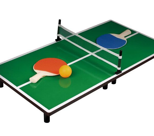 Mini Mesa de Ping-Pong 90X40 Com Rede E Raquetes