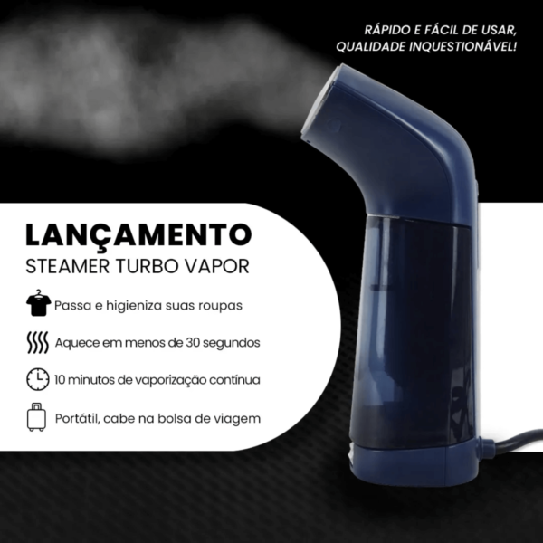 Alternative view of Steamer Vaporizador de Roupas Portátil W-707 - Westpress