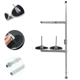 Porta Fio 2 Cones para Máquina de Costura Reta Industrial