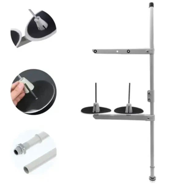 Porta Fio 2 Cones para Máquina de Costura Reta Industrial