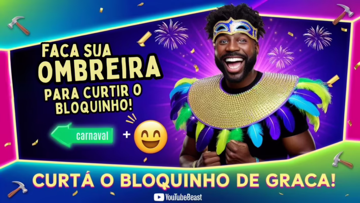 Carnaval: Faça Sua Ombreira para Curtir o Bloquinho! 3