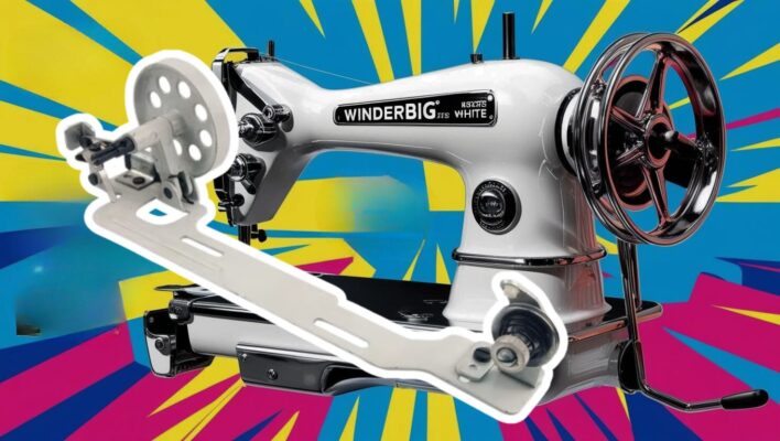 Enchedor de Bobina para Máquina de Costura Reta Industrial QX259462 BRANCO WINDERBIG 3