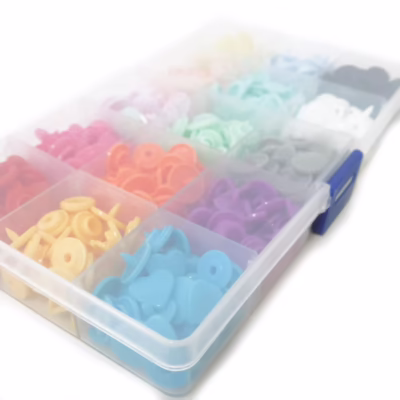 Review do Kit de Botões de Pressão Coração Coloridos Tic Tac 4