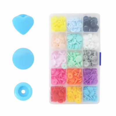 Review do Kit de Botões de Pressão Coração Coloridos Tic Tac 2